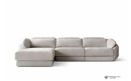 Sofá Chaise Longue Piel Natural Diseño Relax Motor o Fijo Modelo ELEGANT